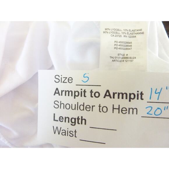 NWT Babaton Gallery Top Drapey Jersey Off Shoulder Size SP - Picture 6 of 6